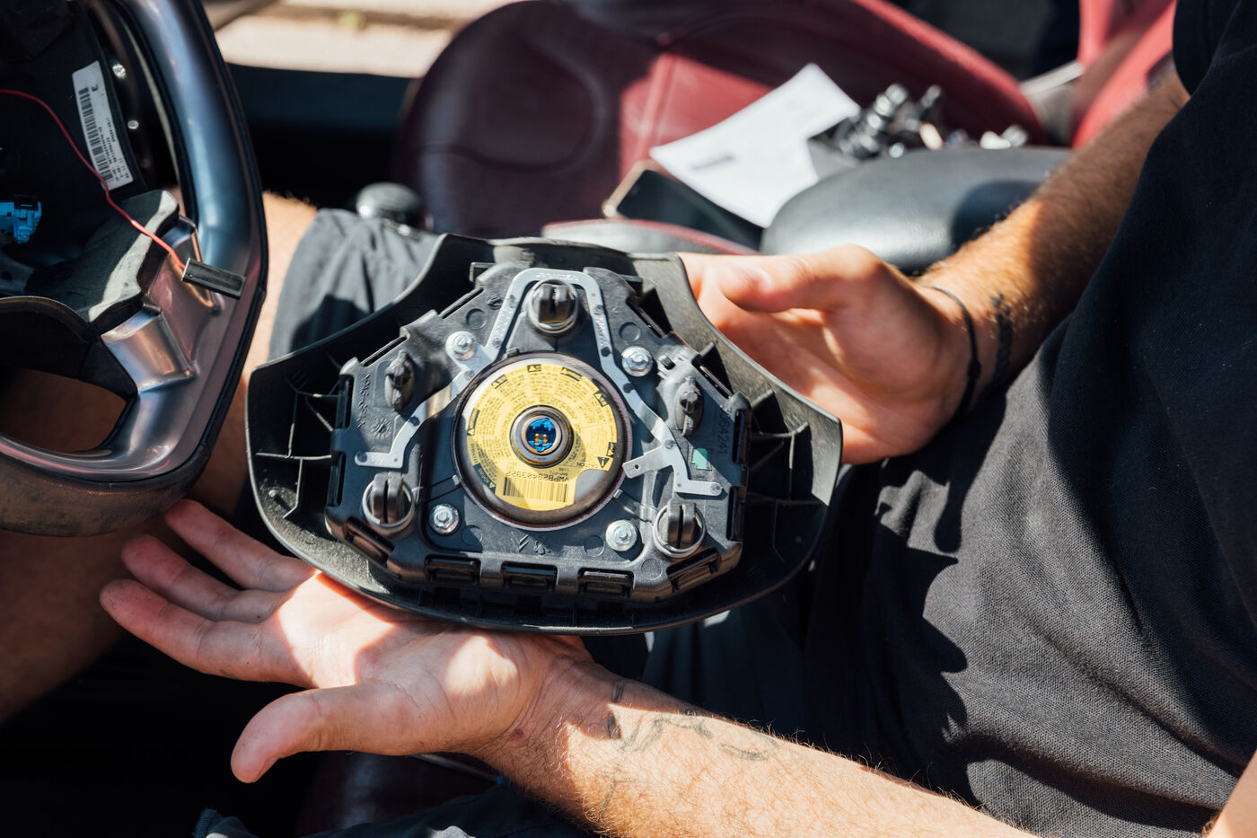 Si votre véhicule est concerné, il faut faire remplacer très vite les airbags par un garagiste de la marque. L'opération, gratuite, dure en principe moins d'une demi-journée. LP/Hans Lucas/Laurent Le Crabe