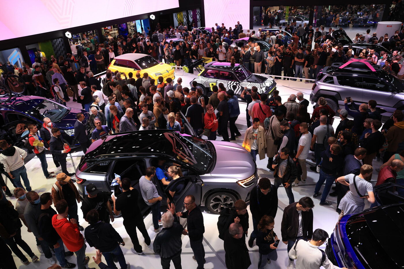 Le Salon de l’auto 2024 de Paris (ici en 2022) se tient du lundi 14 octobre (mardi pour le public) au dimanche 20 octobre. LP/Olivier Arandel